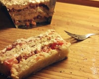Tiramisu au parmesan et tomates confites