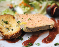 Foie Gras croque-sel au piment d'espelette et sa gelée