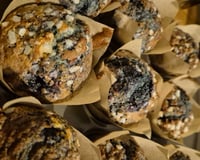 Muffins myrtilles-framboises