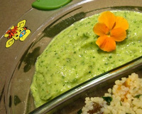 Purée crémeuse de courgettes au cumin et à la cannelle