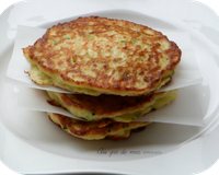 Galettes de courgette & riz