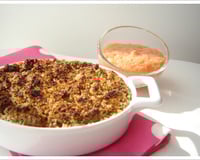 Galette de kasha aux tomates séchées et son émulsion de tomates