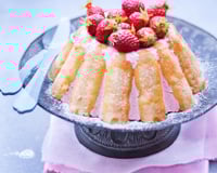 Charlotte aux fraises peu calorique