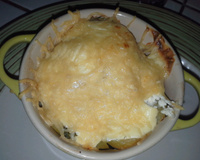 Gratin de courgettes aux lardons facile et économique