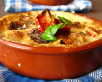 Gratin aux odeurs et aux saveurs du sud