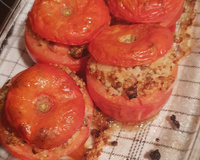 Tomates farcies au Quinoa et Lentilles