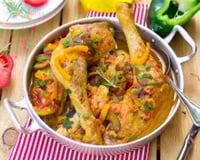 Poulet basquaise au Cookeo