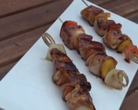 Brochettes de volaille à la plancha