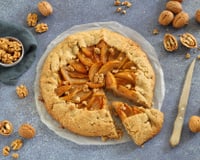 Tarte rustique aux poires et Noix de Grenoble AOP
