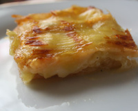 Tarte tatin courgette brie-miel