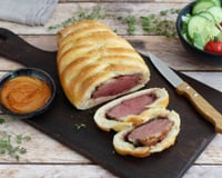 Pain brioché tressé au Magret de Canard