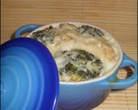Gratin très léger délicieusement relevé de moutarde à la saveur de pain d'épices !