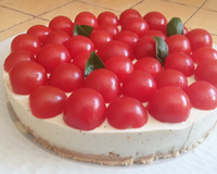 Cheesecake au pesto et tomates cerise au Thermomix
