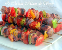 Brochettes catalanes marinées au thym