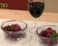 Granité au vin rouge