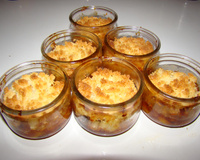 Crumble ananas et noix de coco