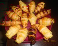 Mini croissants sucrés