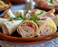 Wraps au jambon et au St Môret