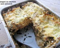 Lasagne au saumon et aux épinards