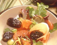 Salade fraîcheur aux pruneaux