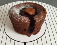 Cake fondant au chocolat au beurre salé