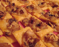 Feuilleté roquefort poire
