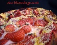 Aujourd'hui j'en ai préparé un à base de fraises, parfumé à la menthe et au citron...un pur bonheur.Vous Pouvez remplacer la moitié des fraises par des framboises ou…