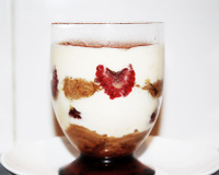 Tiramisu de framboise à la Stevia