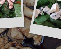 Salade aux feuilles d'épinard