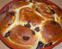 Brioche extra moelleuse au lait de coco et aux pépites