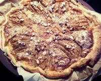 Tarte aux poires et mascarpone