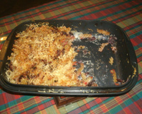 Gratin de pâtes à la betterave