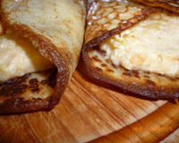 Crêpes soufflées aux pommes reinettes