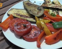 Légumes grillés à la plancha