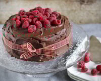 Gâteau choco-framboise