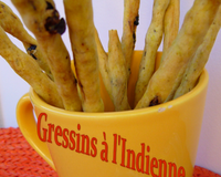 Gressins à l'indienne