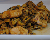 Curry de poisson et fruits de mer