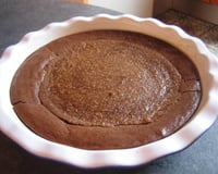 Fondant au chocolat et aux marrons selon mamie