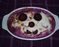 Gratin de carottes violettes