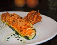 Courgettes farcies à la viande hachée