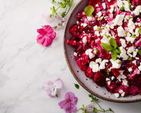 Crumble de tartare de betterave