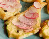 Jolies tartelettes fromage & radis