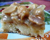 Pour cette recette, je me suis inspirée de Martha Stewart et de ses carrés aux noix de macadamia. Par contre j'ai changé la base pour essayer de réduire les quantités…
