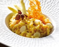 Coquillettes façon risotto aux asperges