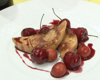 Foie gras poêlé et sa sauce au vin Californien