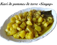 Kari de pomme de terre "Singap"