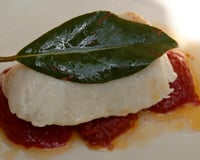 Dos de merlu aux tomates rôties