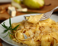 Fettucine aux poires et Gorgonzola