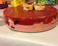 Bavarois fraise vanille