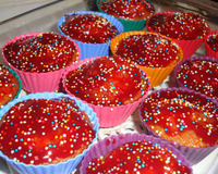 Muffins frangipane / framboise